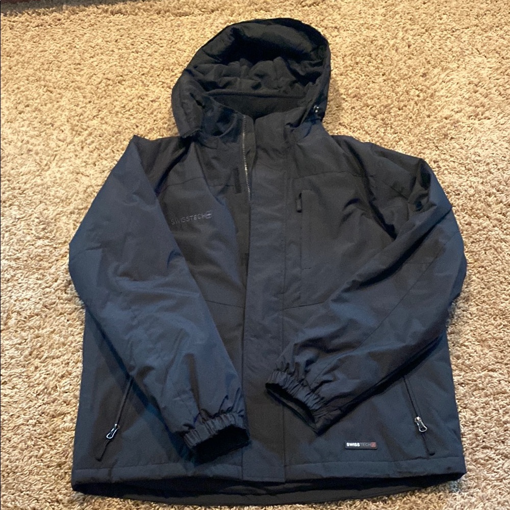 Men's Black Softshell Jacket
